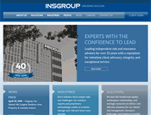 Tablet Screenshot of insgroup.net